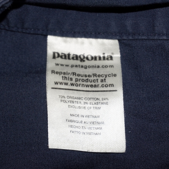 Patagonia Venga Rock Climbing Pants Slate Blue Dark Size 32 X32" Inseam - Picture 13 of 13
